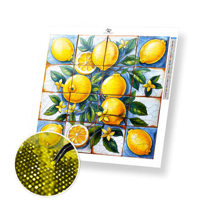 Lemon Blossom Mosaic - Time Limited Exclusive Diamond Painting Kit