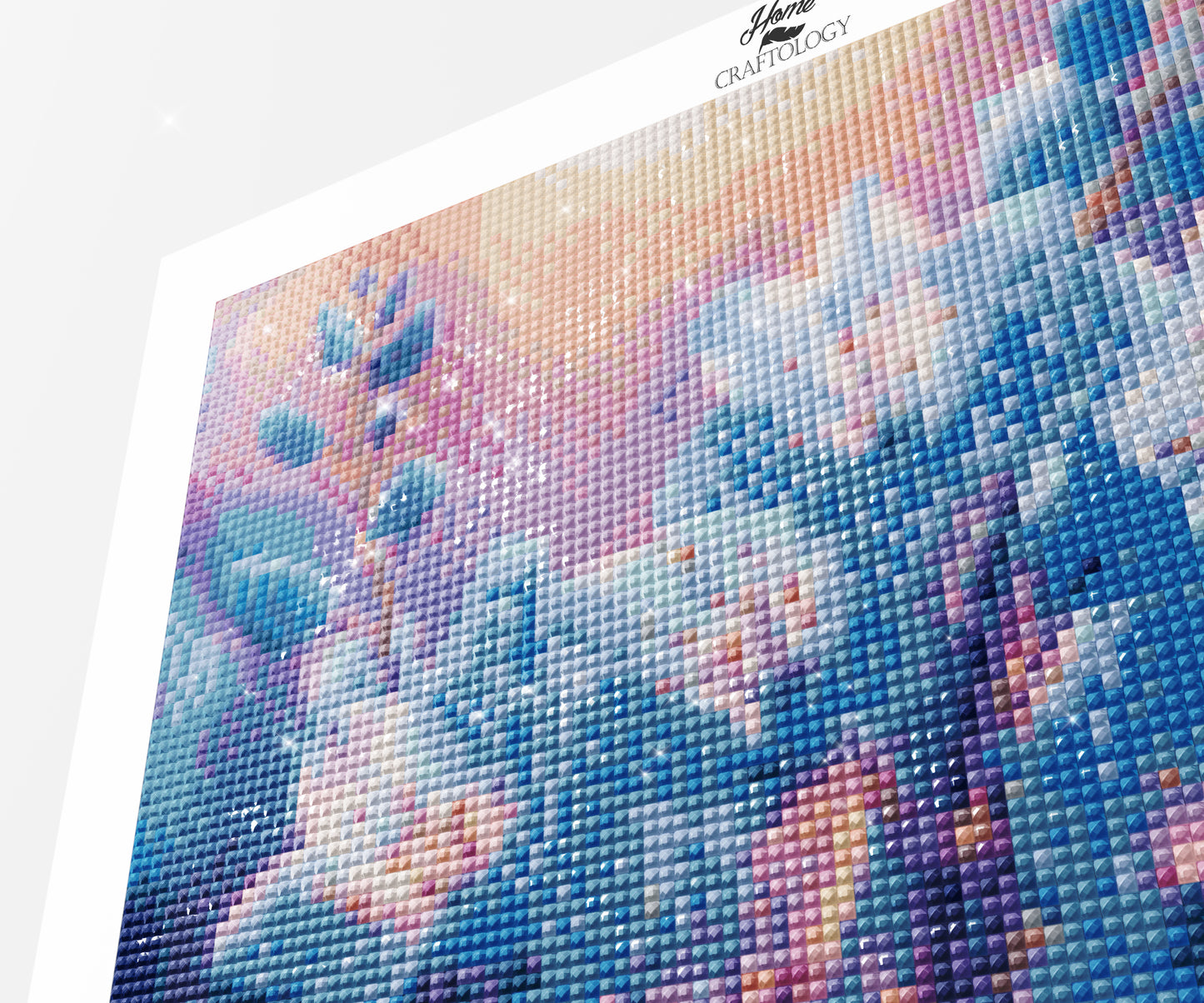 Bluebells in Morning Glow - Time Limited Exclusive Diamond Painting Kit