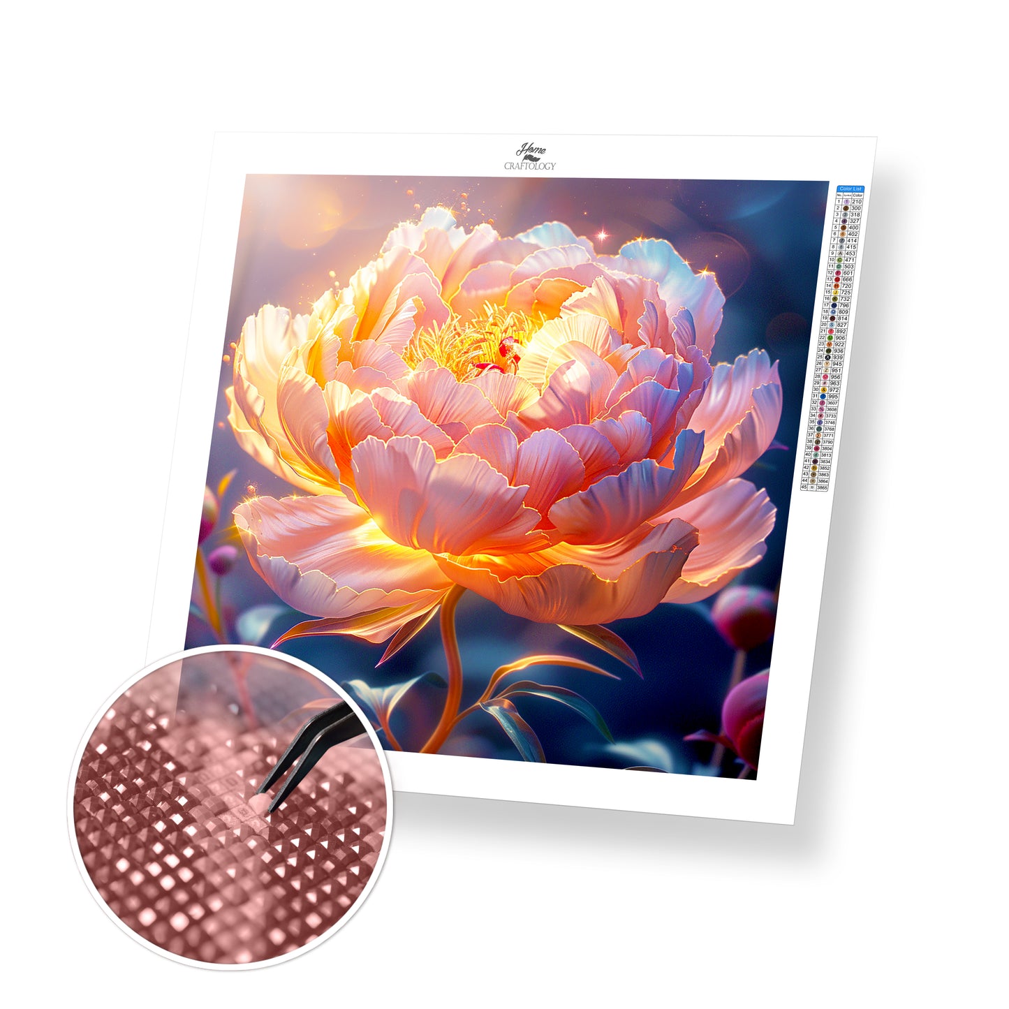 Gentle Bloom Glow - Time Limited Exclusive Diamond Painting Kit