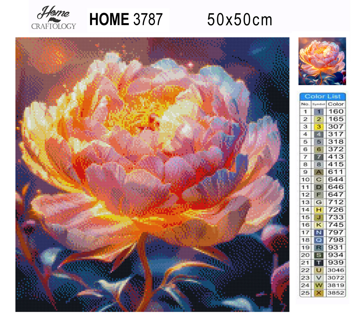 Gentle Bloom Glow - Time Limited Exclusive Diamond Painting Kit