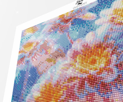 Golden Petal Glow - Time Limited Exclusive Diamond Painting Kit