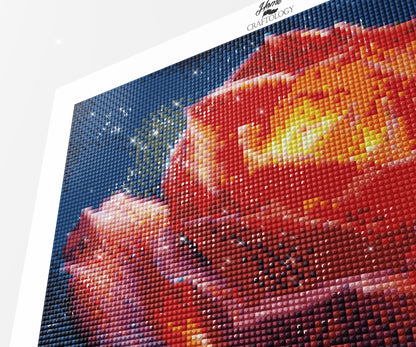 Golden Rose Glow - Time Limited Exclusive Diamond Painting Kit