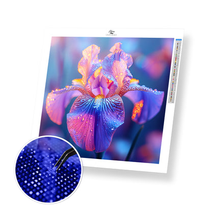 Iris Light Bloom - Time Limited Exclusive Diamond Painting Kit