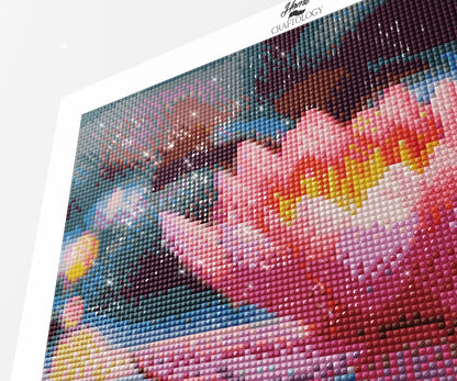 Lotus in Soft Light - Time Limited Exclusive Diamond Painting Kit