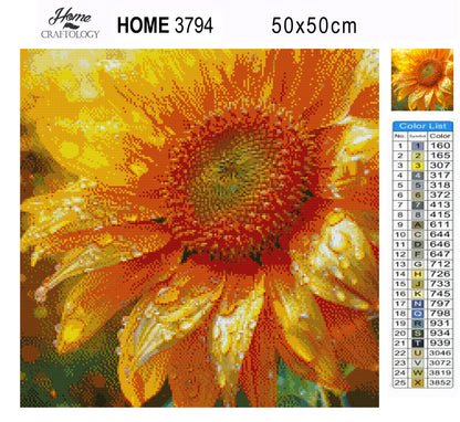 Sunflower in Light - Time Limited Exclusive Diamond Painting Kit