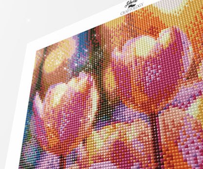 Sunlit Tulips - Time Limited Exclusive Diamond Painting Kit