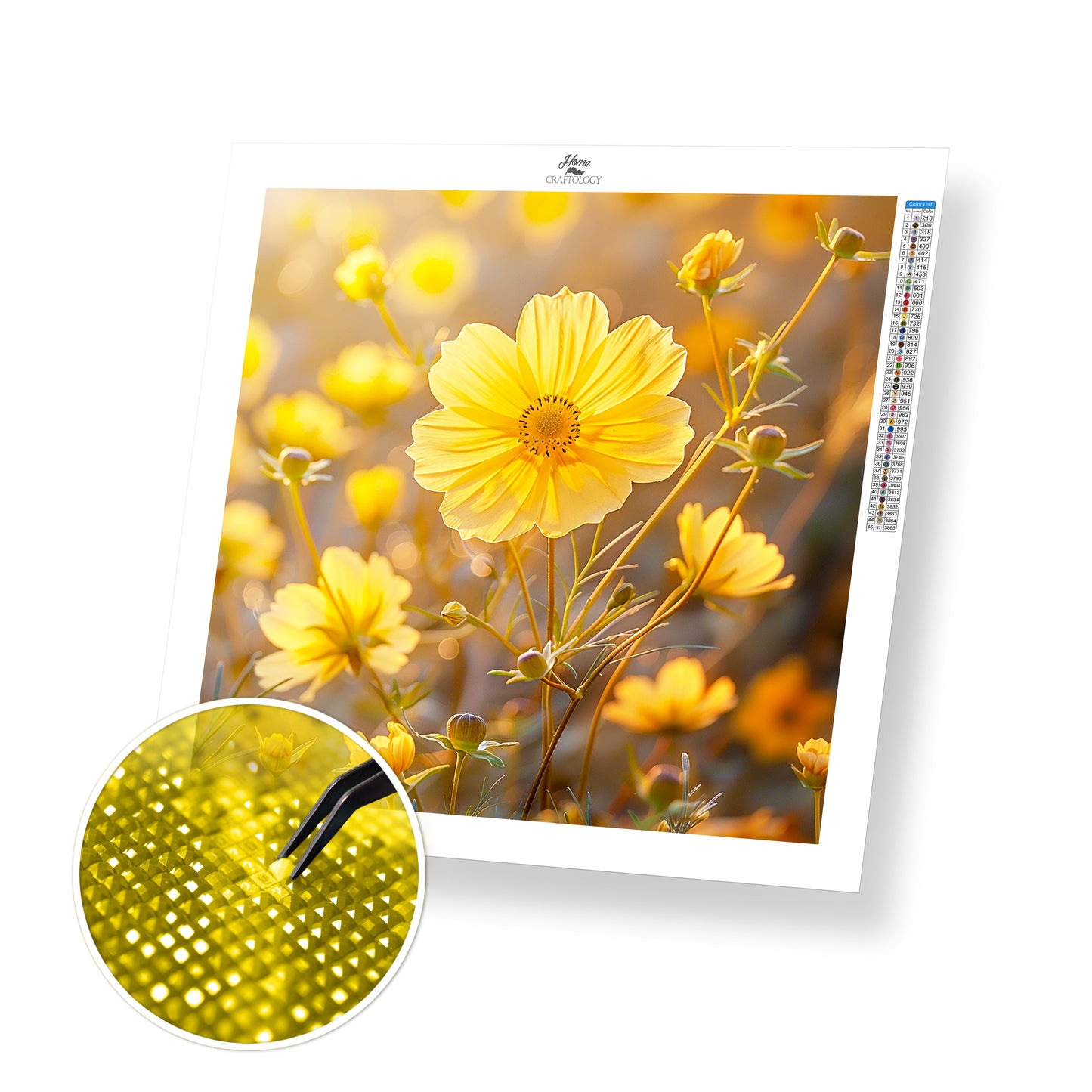 Wildflower Light Glow - Time Limited Exclusive Diamond Painting Kit