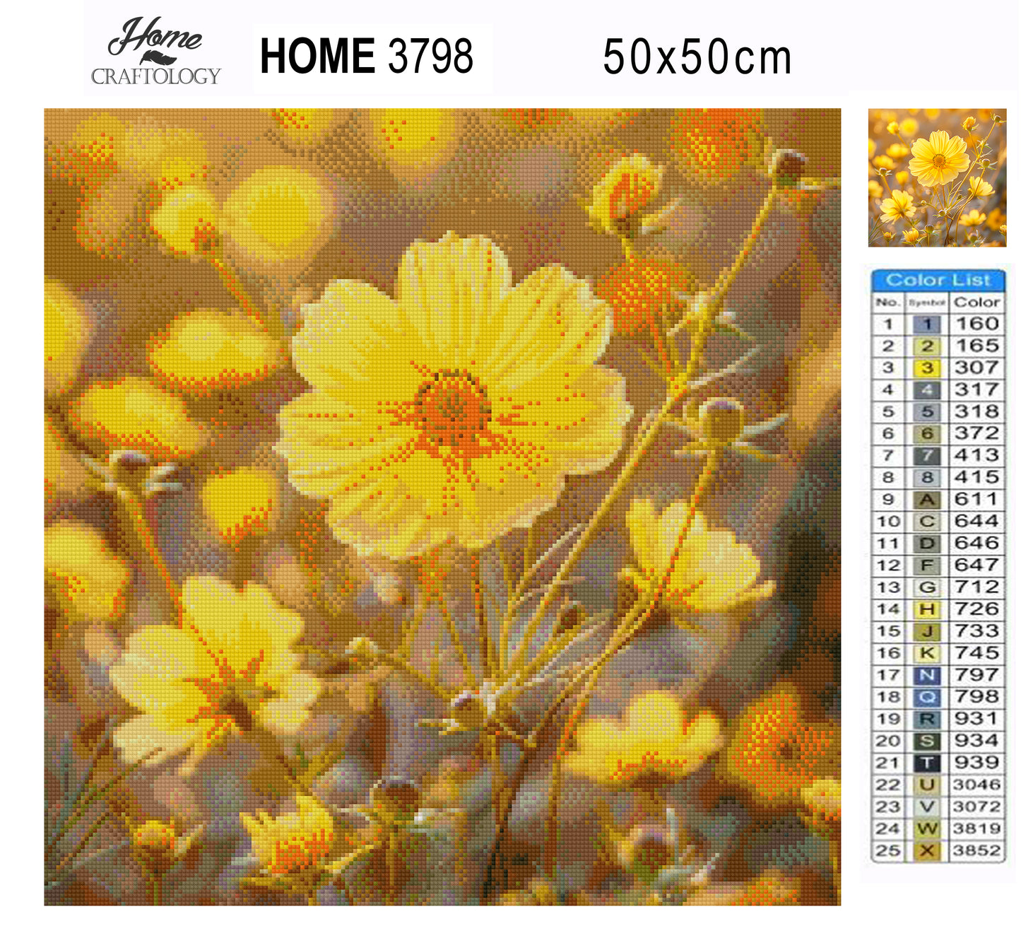 Wildflower Light Glow - Time Limited Exclusive Diamond Painting Kit