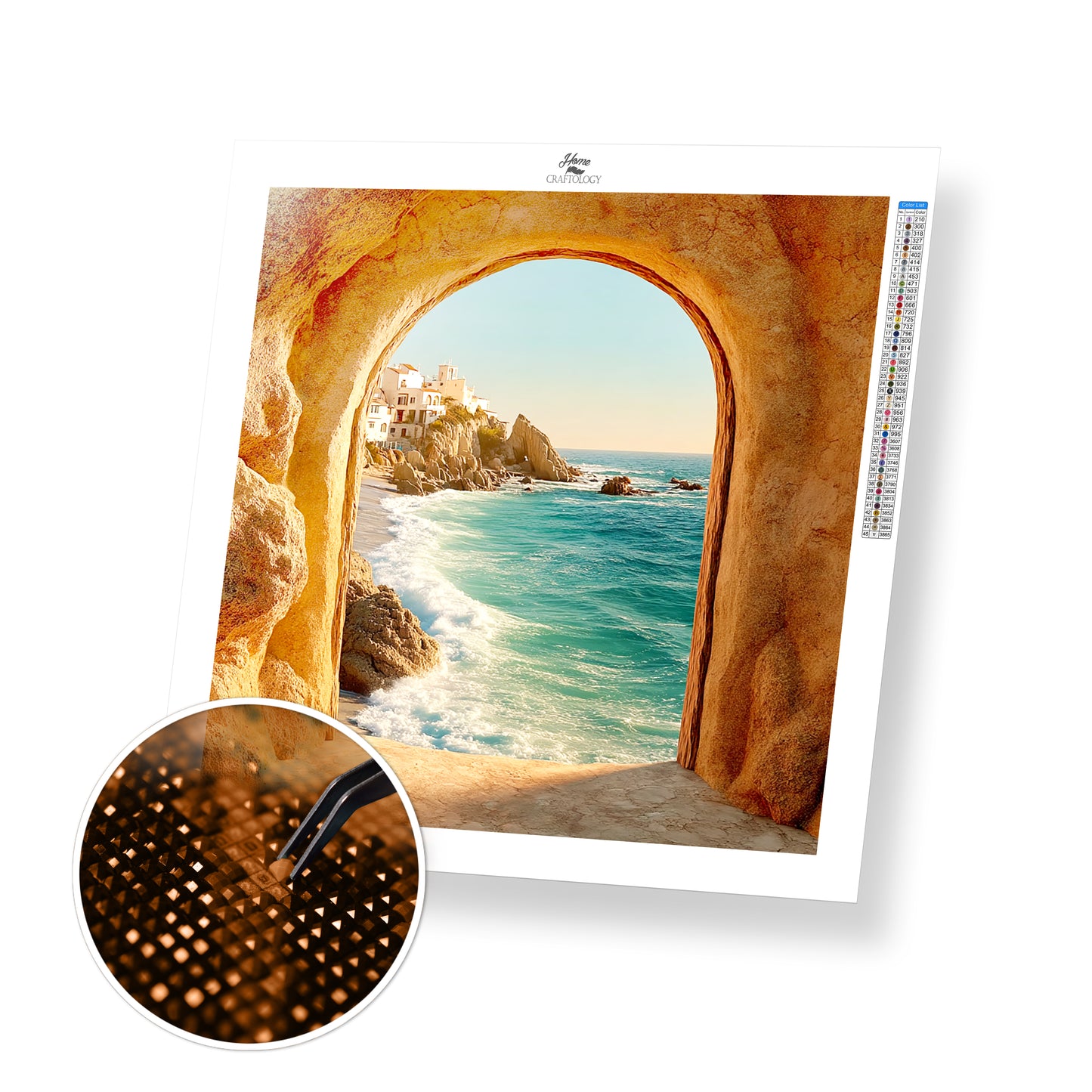 Coastal Arch Escape - Time Limited Exclusive Diamond Painting Kit