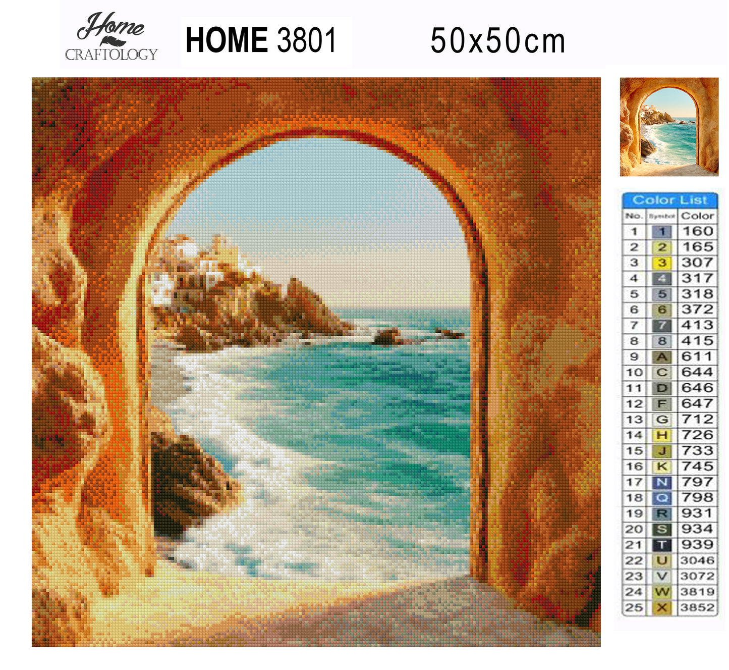 Coastal Arch Escape - Time Limited Exclusive Diamond Painting Kit