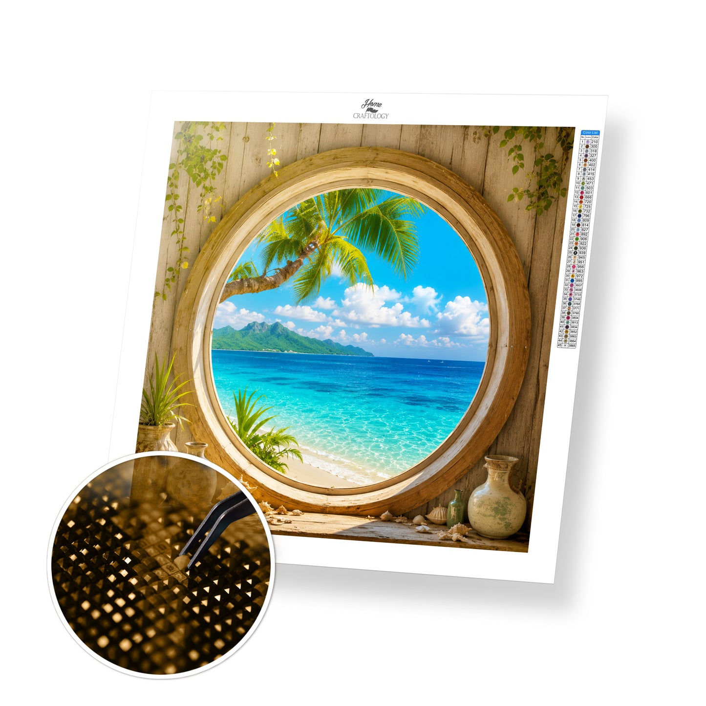 Crystal Coast Window - Time Limited Exclusive Diamond Painting Kit