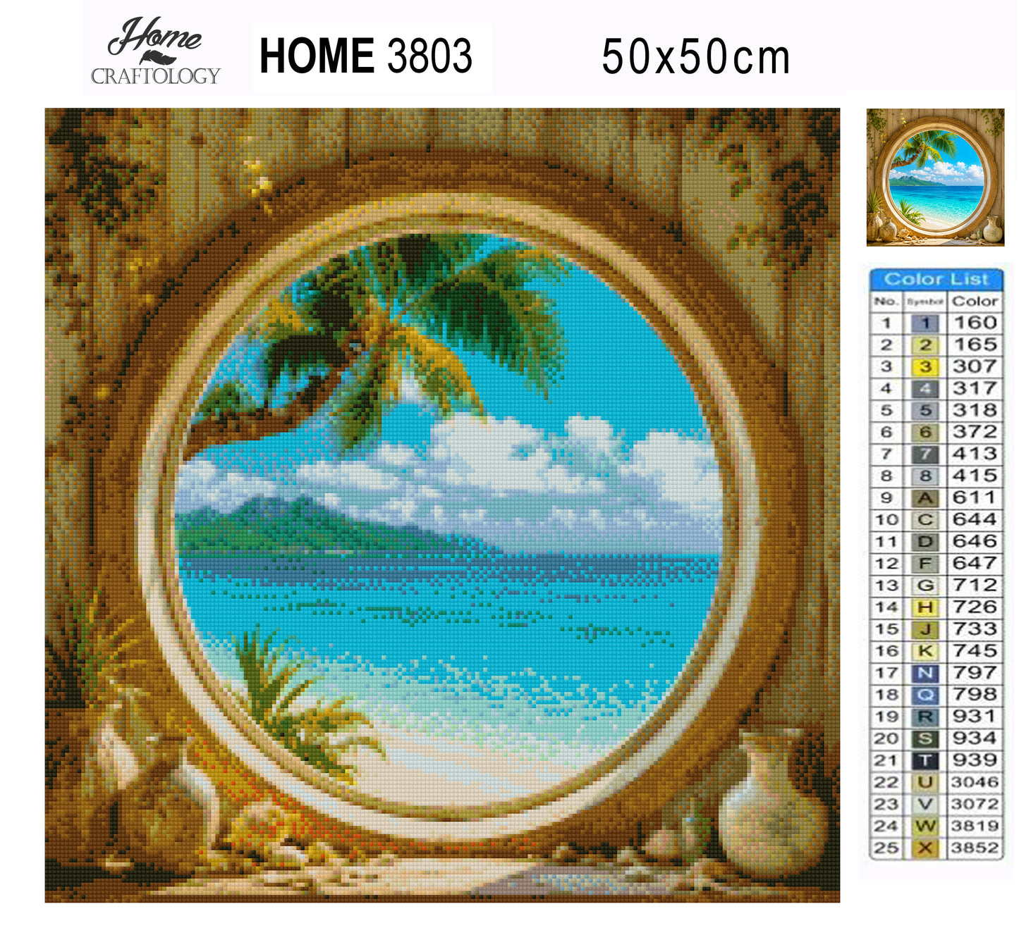 Crystal Coast Window - Time Limited Exclusive Diamond Painting Kit