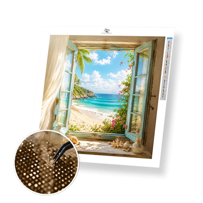 Endless Summer Window - Time Limited Exclusive Diamond Painting Kit