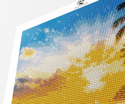 Golden Shoreline - Time Limited Exclusive Diamond Painting Kit