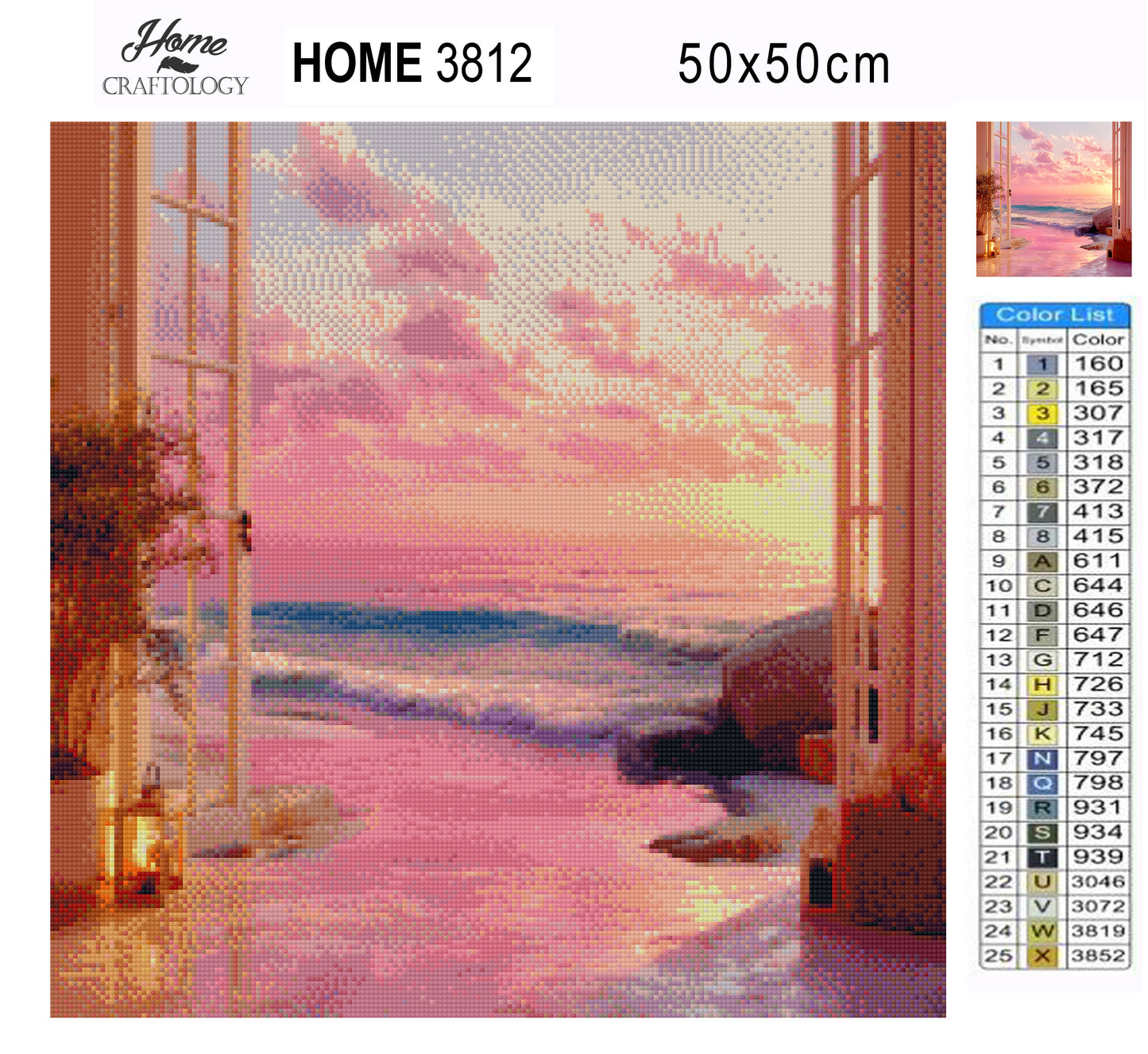 Pink Sky Paradise - Time Limited Exclusive Diamond Painting Kit