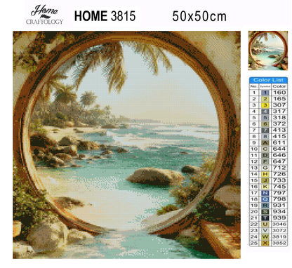 Shoreside Sanctuary - Time Limited Exclusive Diamond Painting Kit