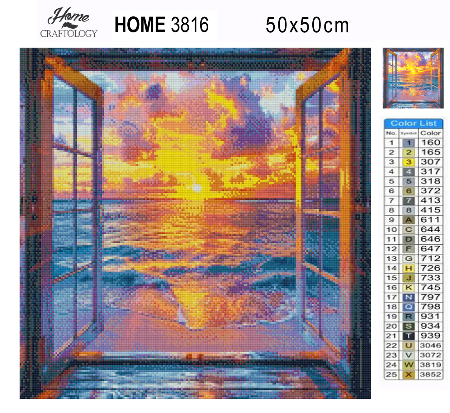 Sunlit Horizon - Time Limited Exclusive Diamond Painting Kit