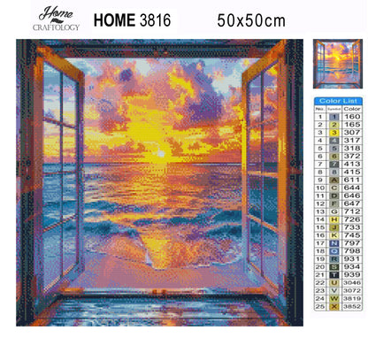 Sunlit Horizon - Time Limited Exclusive Diamond Painting Kit