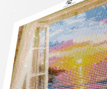 Sunset Balcony Dreams - Time Limited Exclusive Diamond Painting Kit