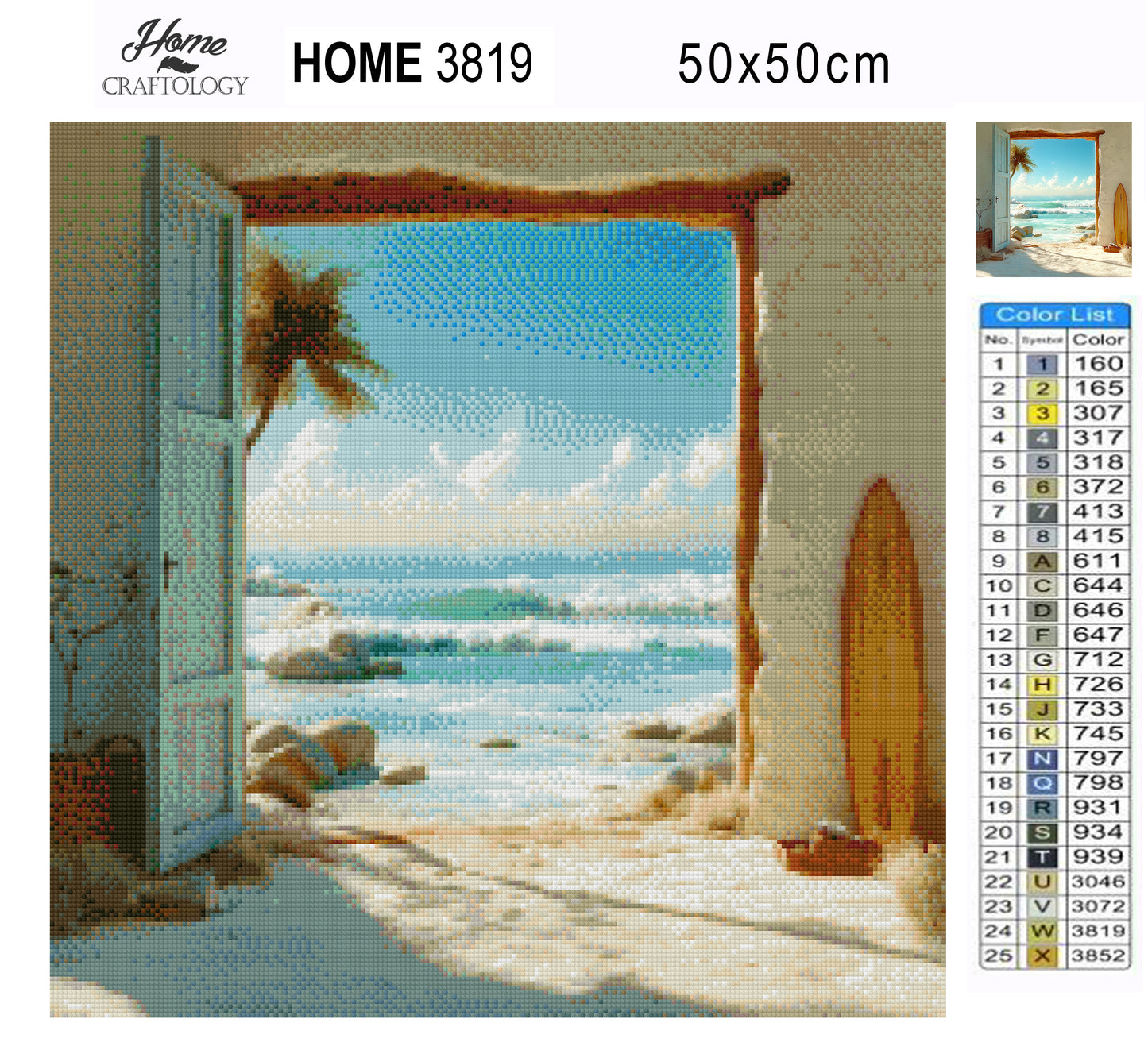 Surfside Serenity - Time Limited Exclusive Diamond Painting Kit