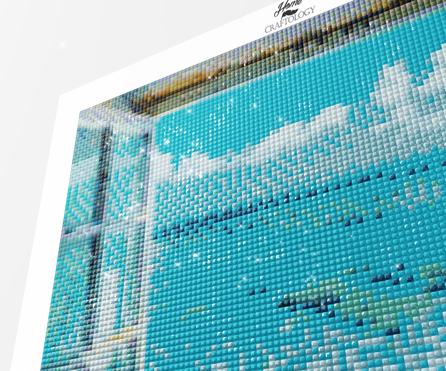 Tropical Crystal Lagoon - Time Limited Exclusive Diamond Painting Kit