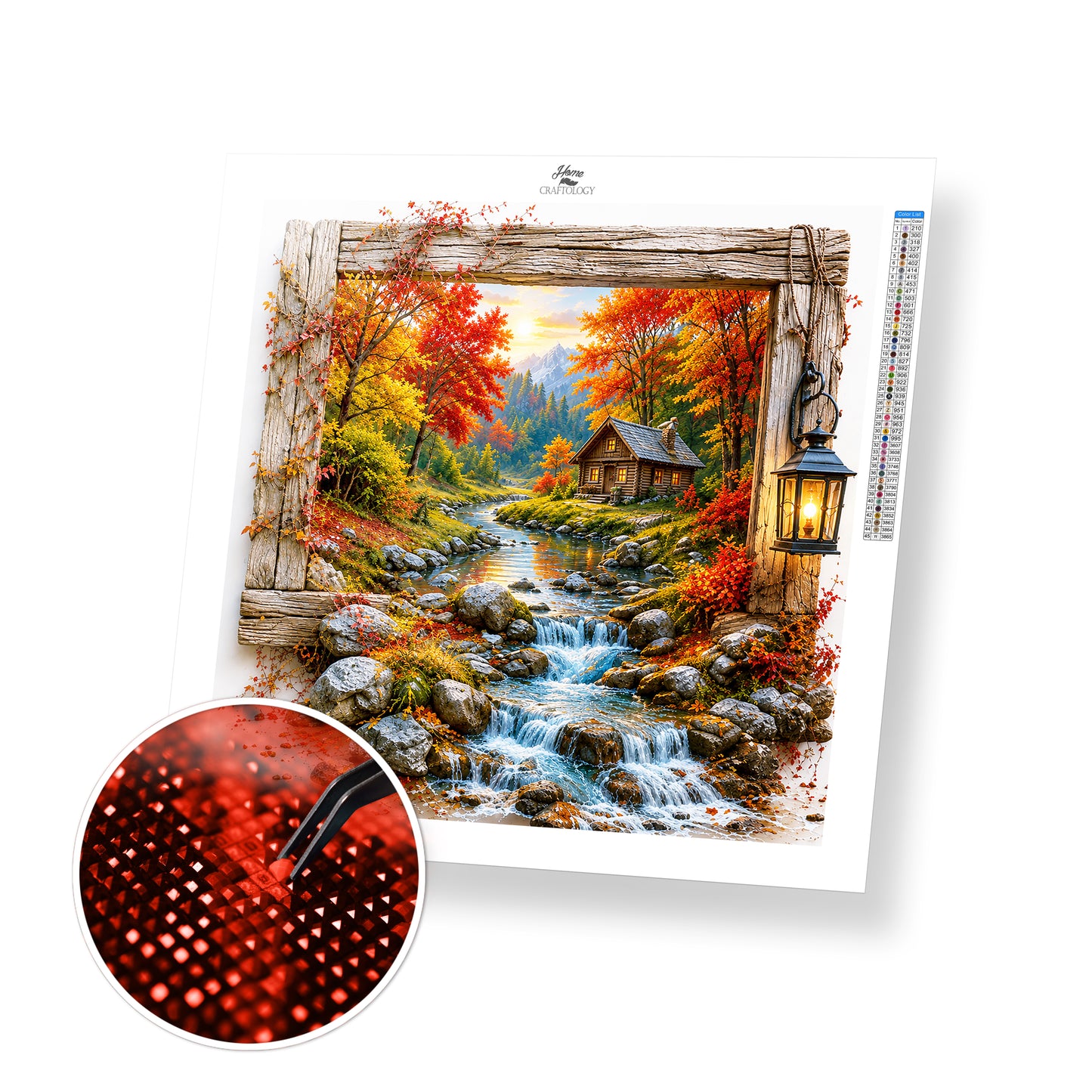 Autumn Lantern Retreat - Time Limited Exclusive Diamond Painting Kit