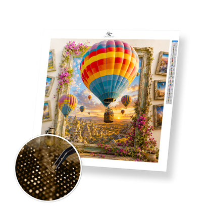 Balloon Valley Escape - Time Limited Exclusive Diamond Painting Kit