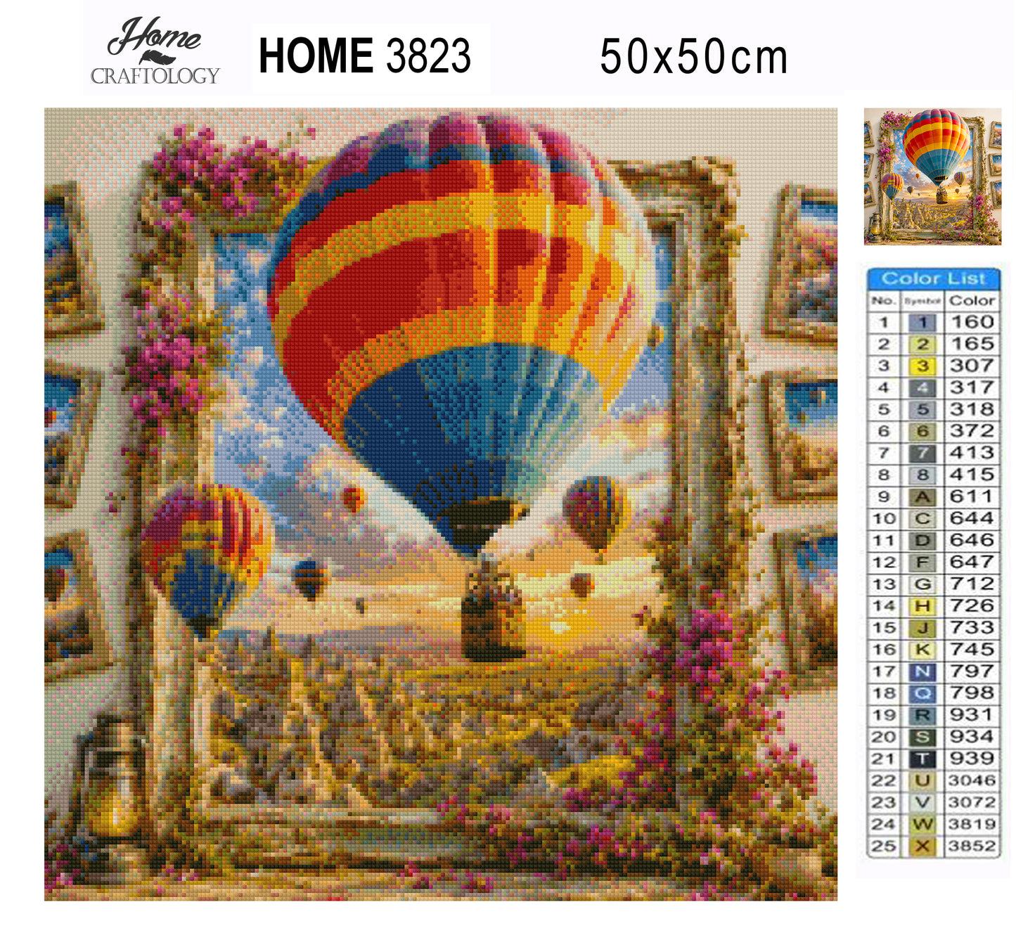 Balloon Valley Escape - Time Limited Exclusive Diamond Painting Kit