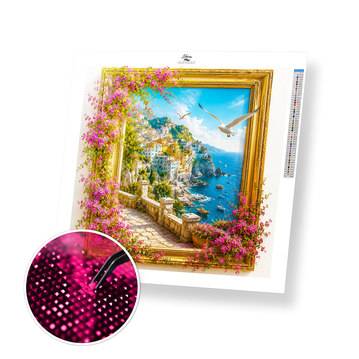 Mediterranean Village - Time Limited Exclusive Diamond Painting Kit