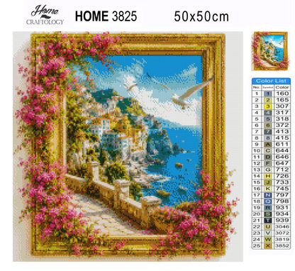 Mediterranean Village - Time Limited Exclusive Diamond Painting Kit