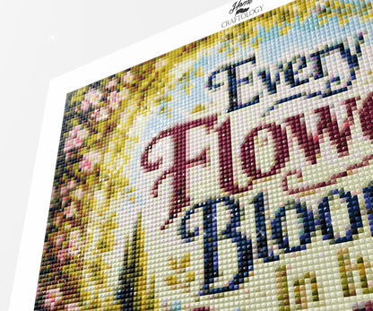 Every Flower Blooms In Its Own Time - Time Limited Exclusive Diamond Painting Kit