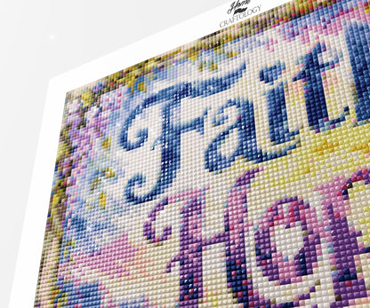Faith Hope Love - Time Limited Exclusive Diamond Painting Kit