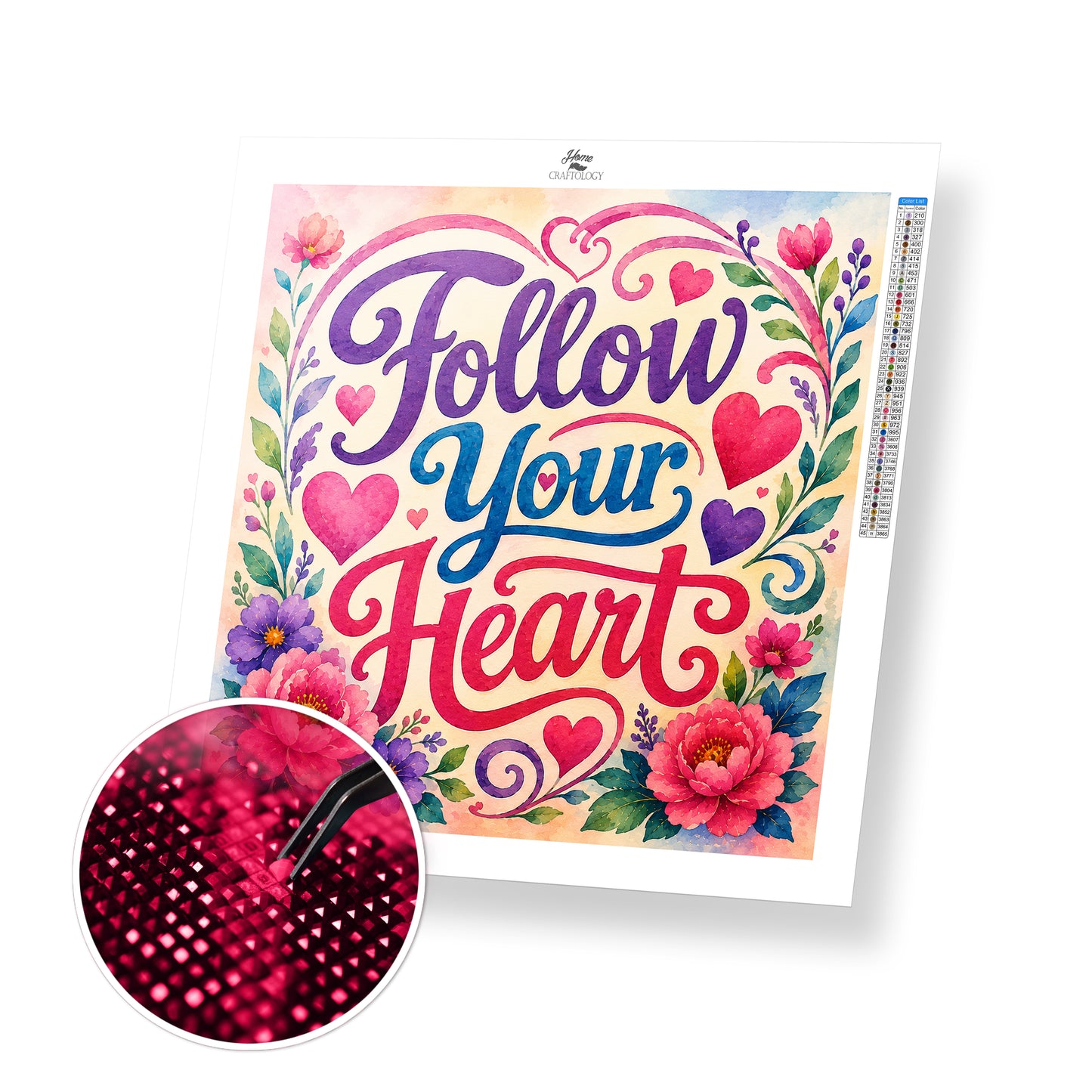 Follow Your Heart - Time Limited Exclusive Diamond Painting Kit