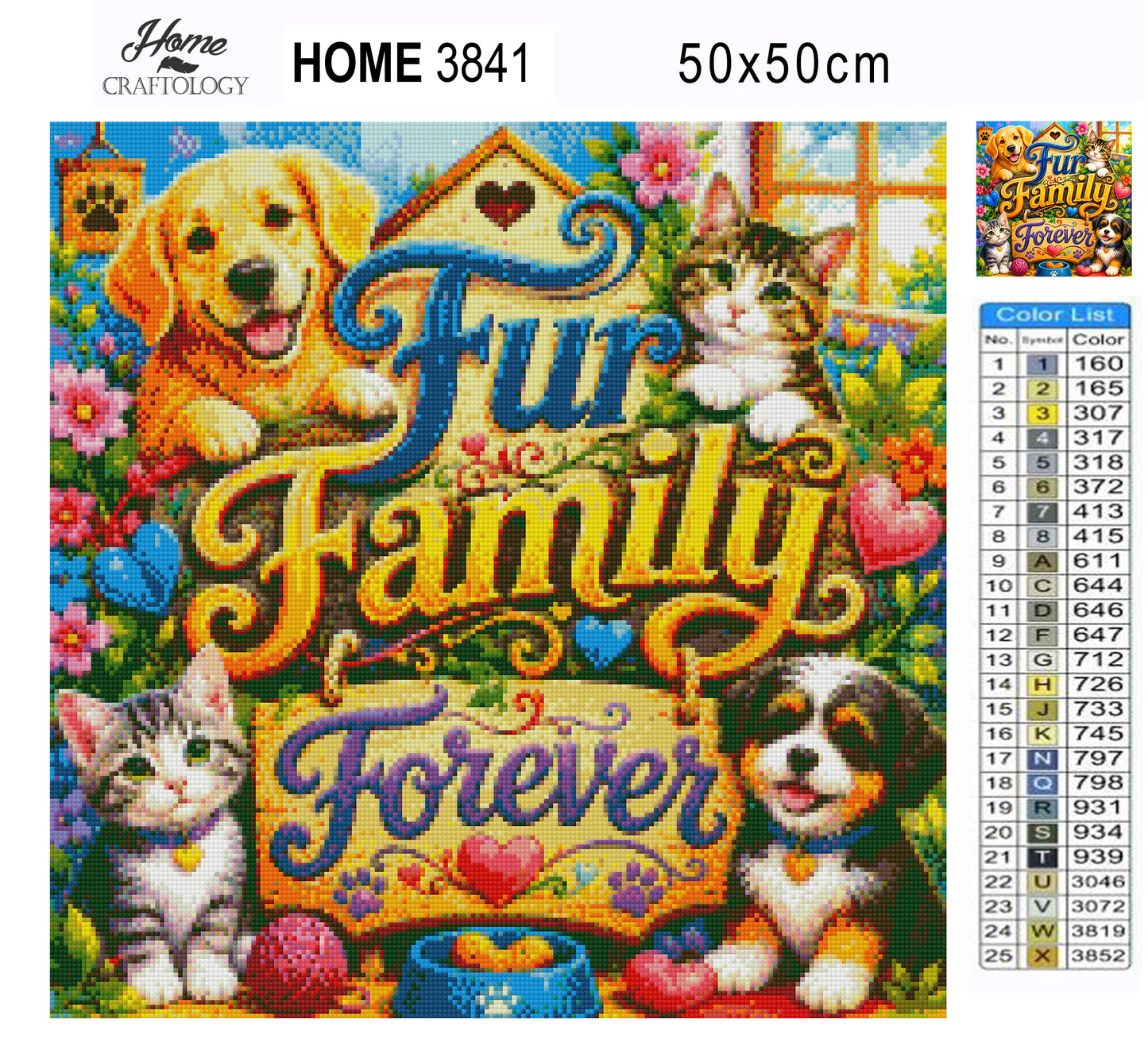 Fur Family Forever - Time Limited Exclusive Diamond Painting Kit