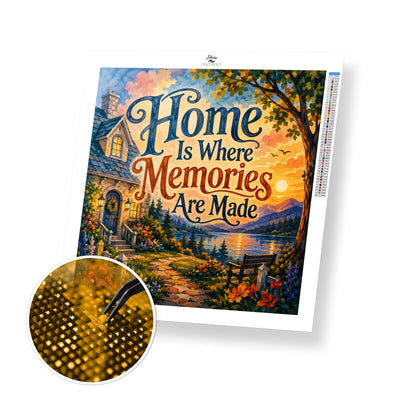 Home Is Where Memories Are Made - Time Limited Exclusive Diamond Painting Kit