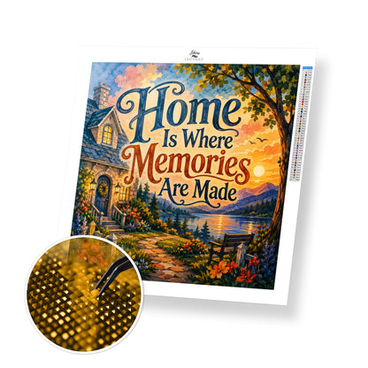 Home Is Where Memories Are Made - Time Limited Exclusive Diamond Painting Kit