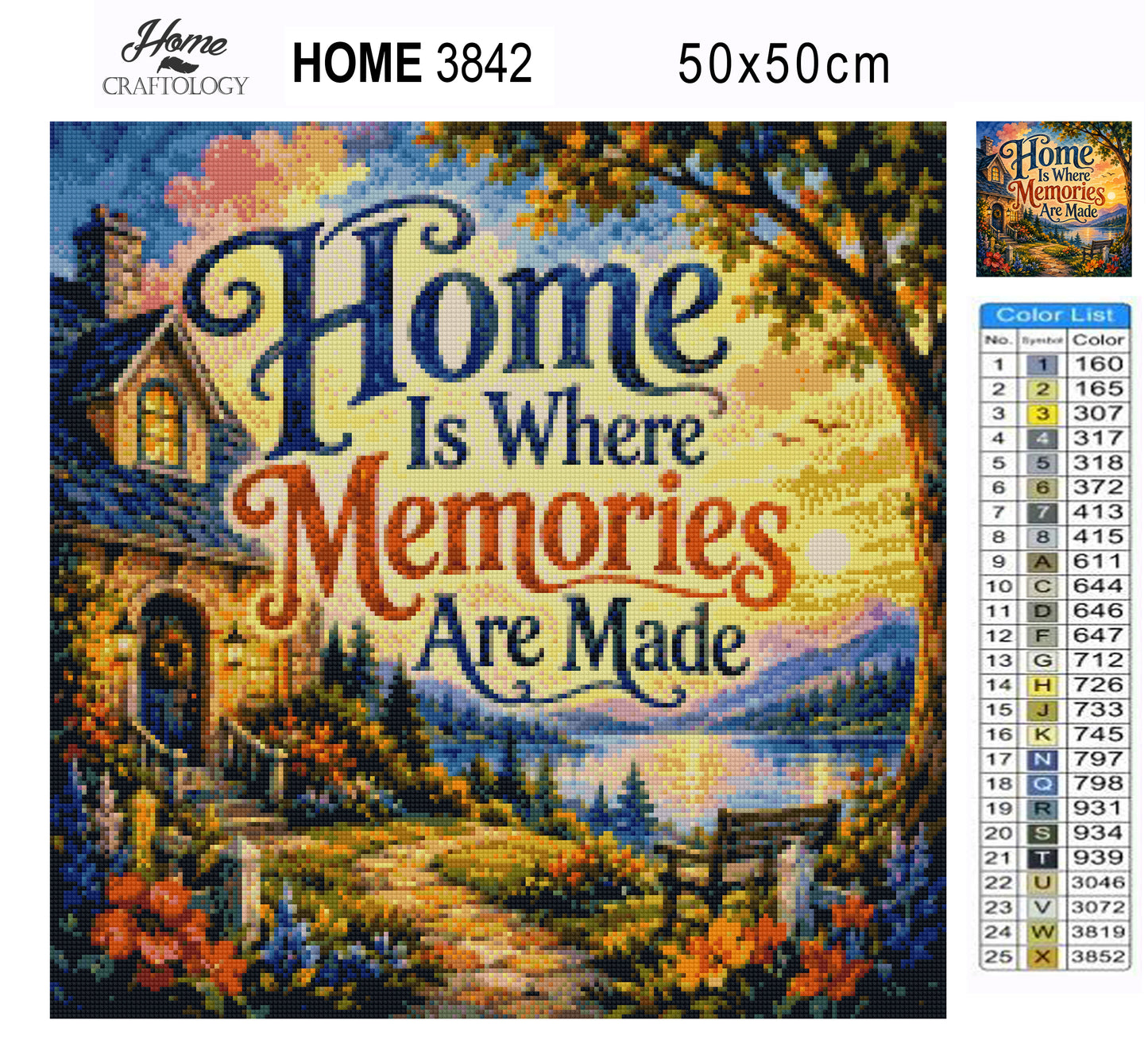 Home Is Where Memories Are Made - Time Limited Exclusive Diamond Painting Kit