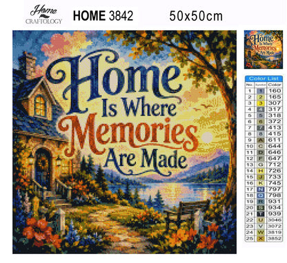 Home Is Where Memories Are Made - Time Limited Exclusive Diamond Painting Kit