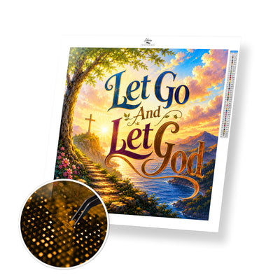 Let Go And Let God - Time Limited Exclusive Diamond Painting Kit