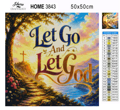 Let Go And Let God - Time Limited Exclusive Diamond Painting Kit