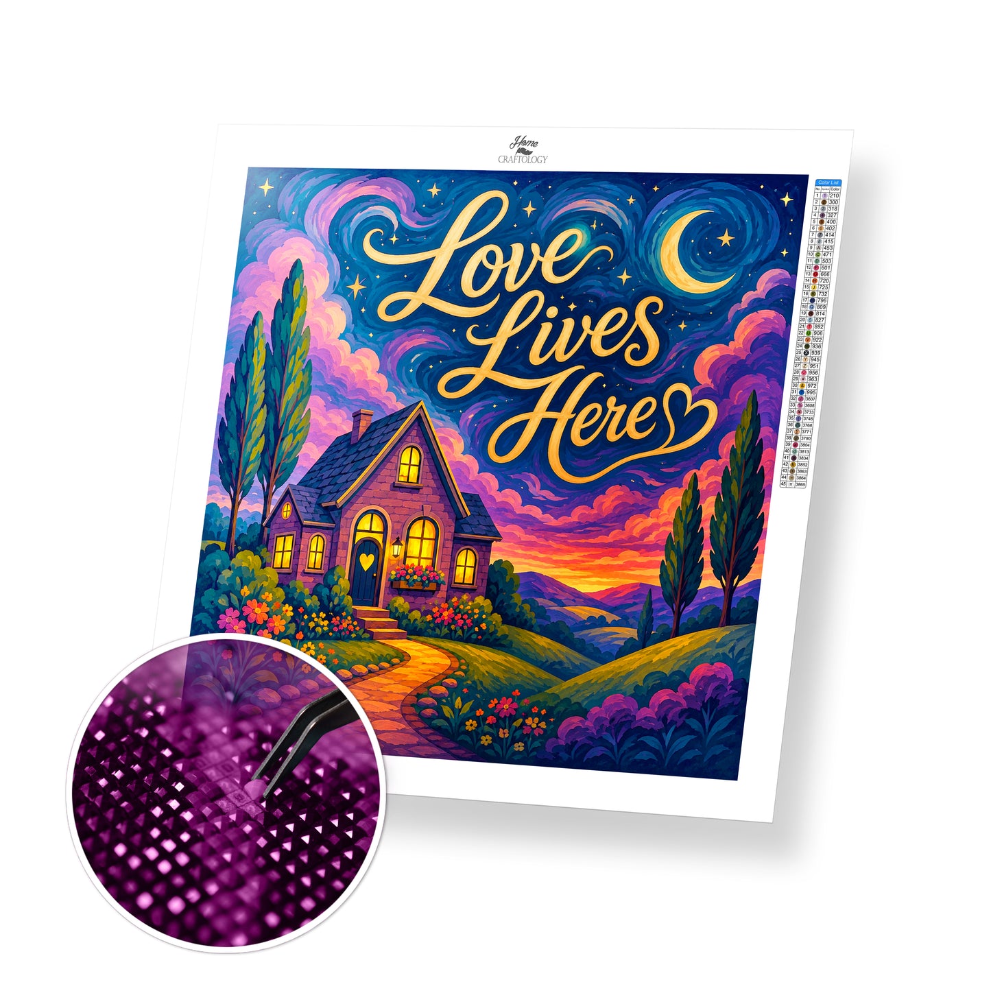 Love Lives Here - Time Limited Exclusive Diamond Painting Kit