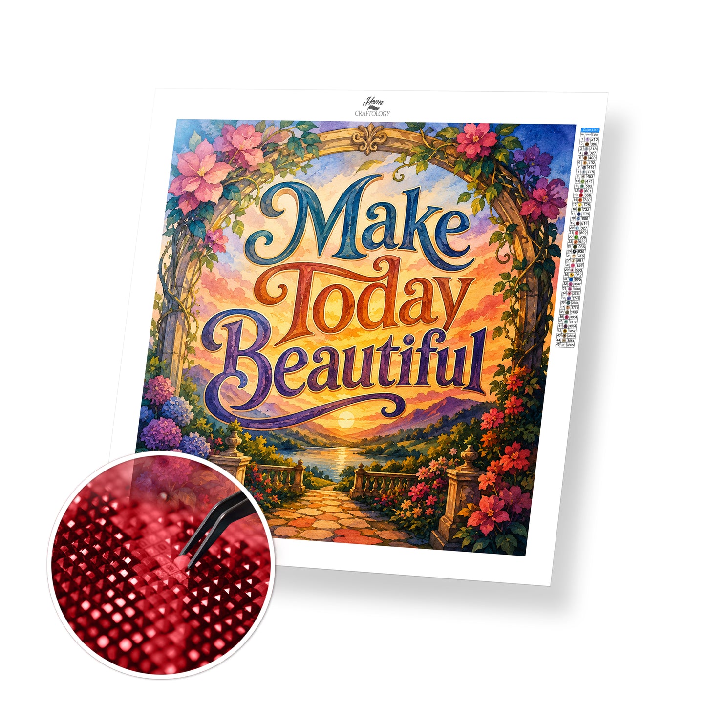 Make Today Beautiful - Time Limited Exclusive Diamond Painting Kit