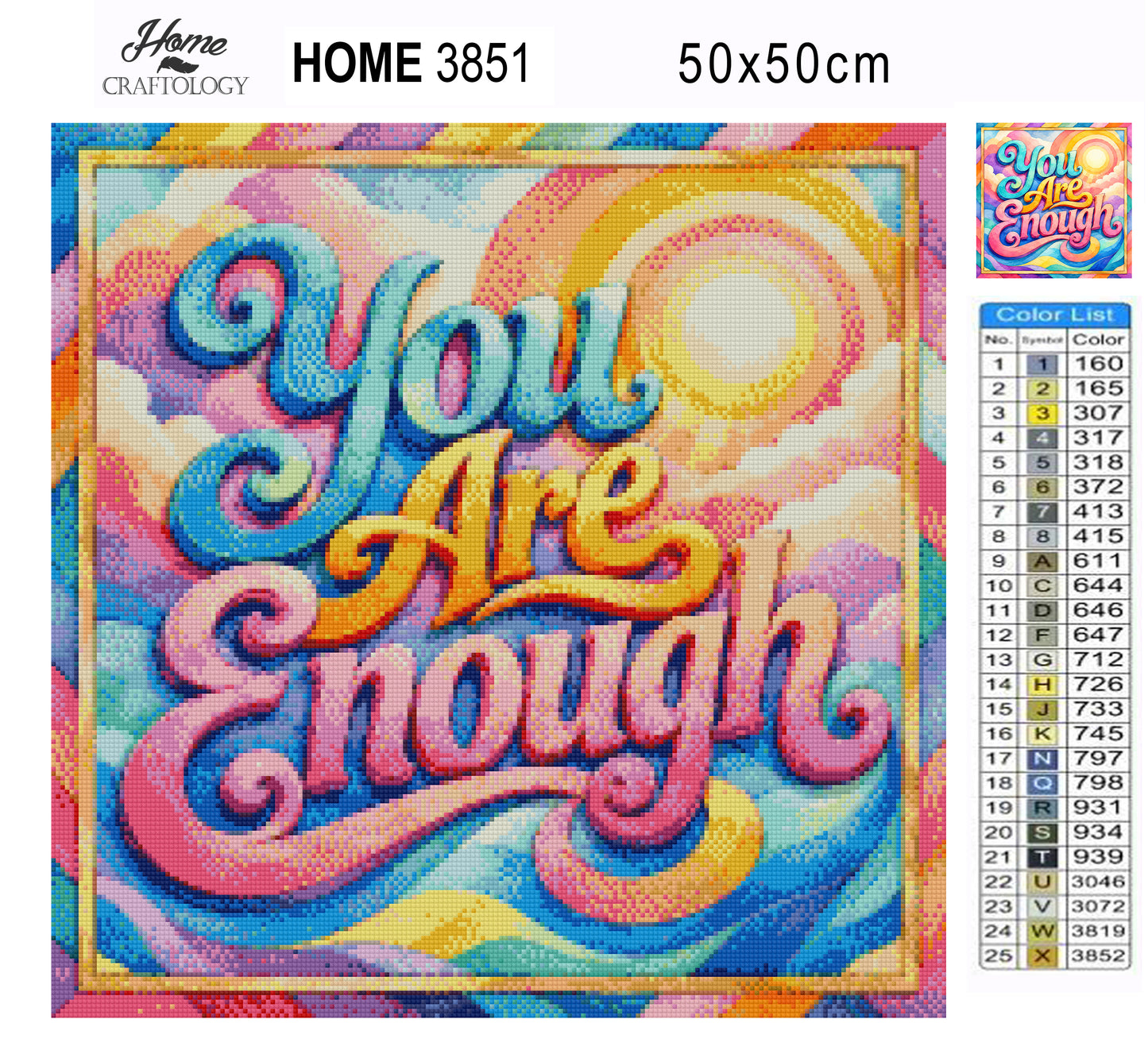 You Are Enough - Time Limited Exclusive Diamond Painting Kit