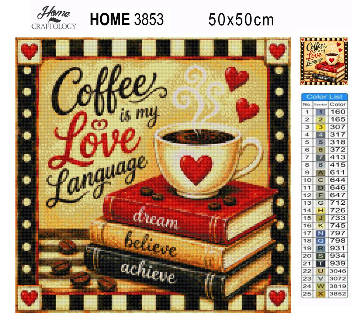 Coffee is my Love Language - Time Limited Exclusive Diamond Painting Kit