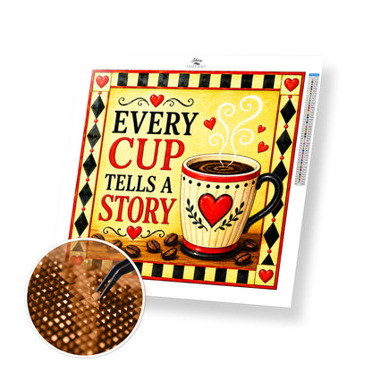 Every Cup Tells a Story - Time Limited Exclusive Diamond Painting Kit