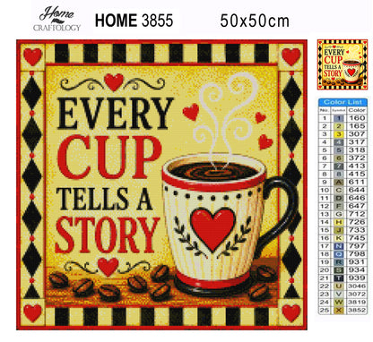 Every Cup Tells a Story - Time Limited Exclusive Diamond Painting Kit