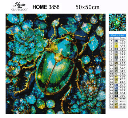 Emerald Beetle - Time Limited Exclusive Diamond Painting Kit