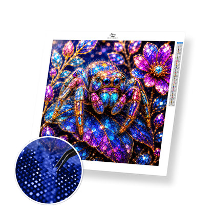 Enchanted Jumping Spider - Time Limited Exclusive Diamond Painting Kit