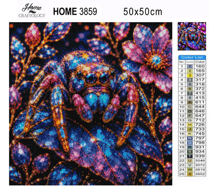 Enchanted Jumping Spider - Time Limited Exclusive Diamond Painting Kit