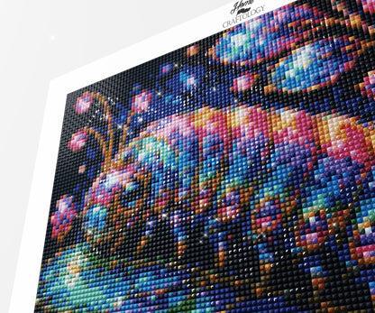 Gemstone Caterpillar - Time Limited Exclusive Diamond Painting Kit